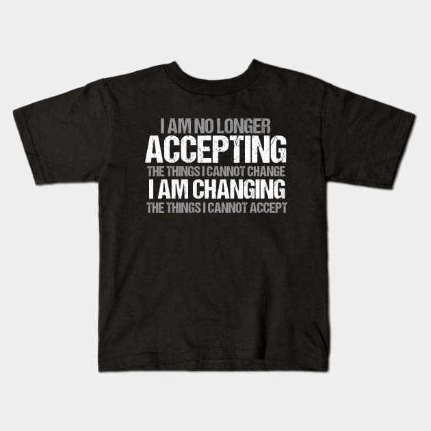 Political Activist Change Quote Kids T-Shirt by epiclovedesigns